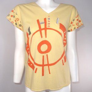 VTG Ixspa Wearable Art Bold Graphic Design Tee